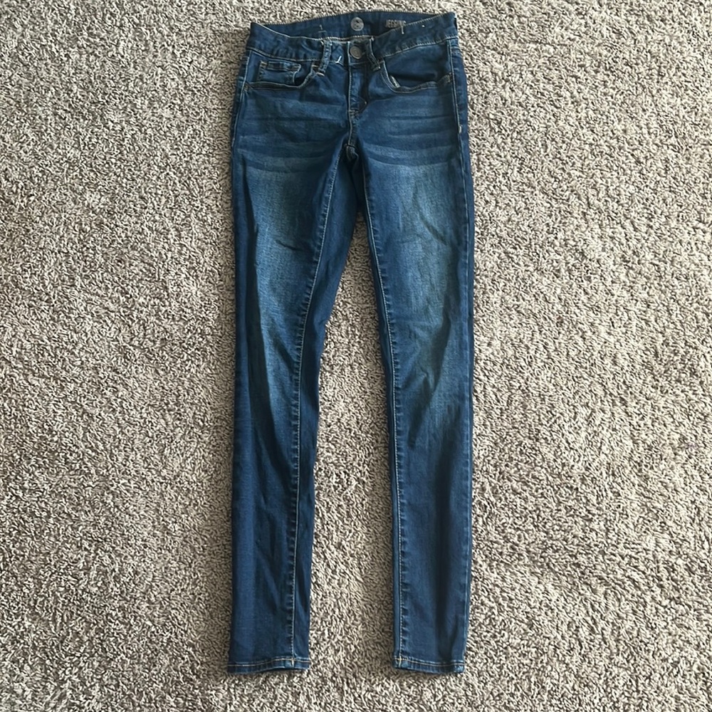 blue jeggings
